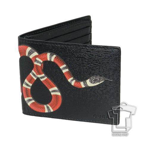 gucci wallet cheap snake|Gucci snake wallet inside.